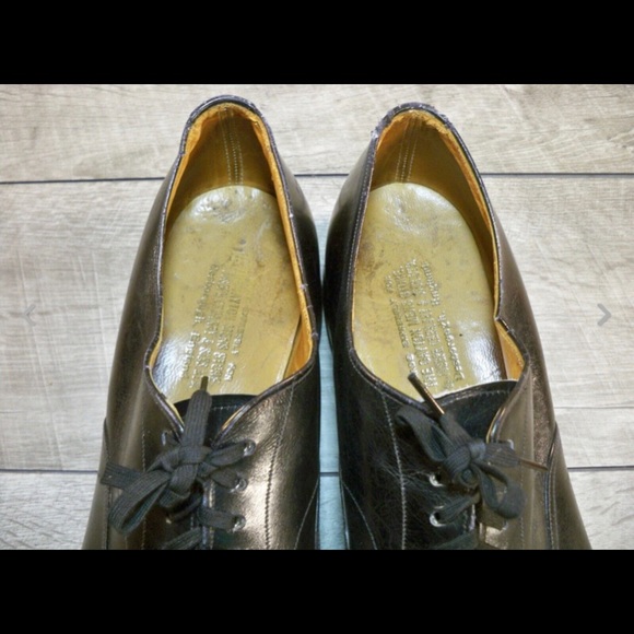 Joseph Cheaney & Sons Daytons Capped Cap Toe Black Dress Oxfords Shoes Men's 10 - Picture 8 of 10